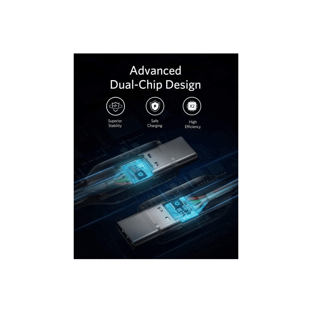 Anker PowerLine USB C to USB C Cable 100W 6ft - White in Qatar Anker PowerLine USB C to USB C Cable 100W 6ft - White in Qatar
